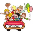 teenager in the car