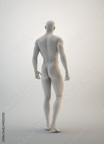 Illustration: Muscular male sculpture Muscular male sculpture