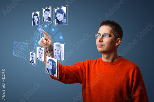 Photo: Social network concept Social network concept