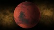 Video: Planet mars space, stars Planet mars space, stars