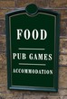 sign. restaurant. hotel