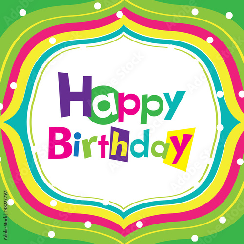 Vector: vector happy birthday card vector happy birthday card