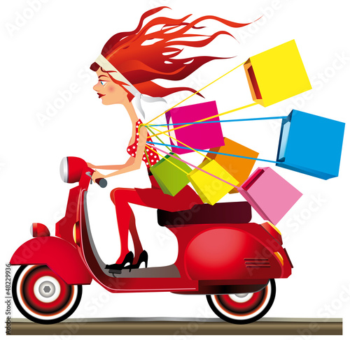 Vector: Speed shopping Speed shopping