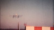 Large Airplane Comes In For Landing-1958 Vintage 8mm film