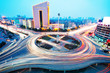 Overpass of the light trails