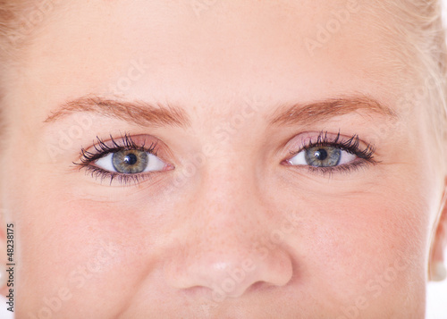 Photo: Gesicht eines attraktiven Mädchens Gesicht eines attraktiven Mädchens