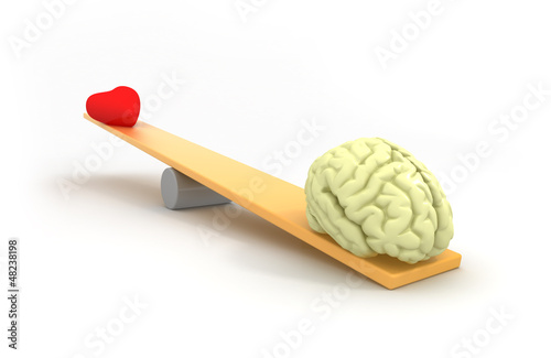 Illustration: Mind vs Heart Mind vs Heart