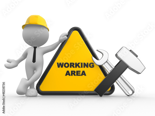 Illustration: Warning area Warning area