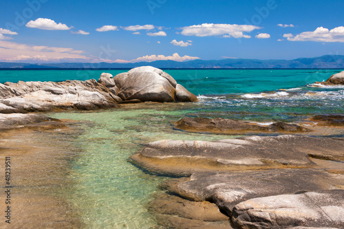 Photo: Portokali beach, Halkidiki, Greece Portokali beach, Halkidiki, Greece
