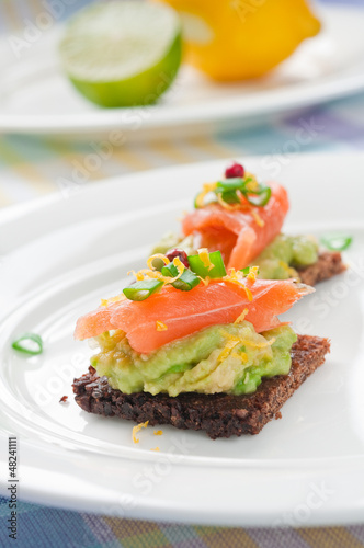 Photo: Salmon sandwich Salmon sandwich