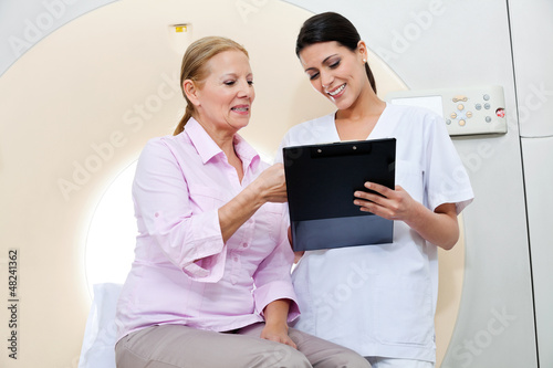 Photo: Nurse With Female Patient Nurse With Female Patient