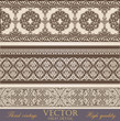 Vintage Border design elements collection. Detailed Vector