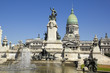 Source and monumental complex of Congress Square.