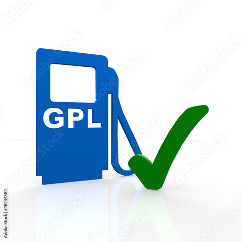 Illustration: gpl, gaz, essence, gpl, gaz, essence,