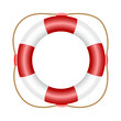 Red life buoy