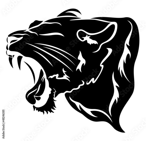 Vector: roaring big cat vector illustration roaring big cat vector illustration