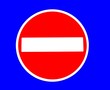 Illustration: Sign. No Entry Sign. No Entry