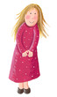 Cute little blonde girl