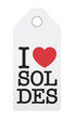 Vector: I Love Soldes I Love Soldes