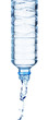 water drop from water bottle