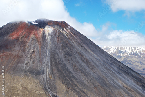 Photo: Mount Ngauruhoe and Mt. Ruapehu, Tongariro national park Mount Ngauruhoe and Mt. Ruapehu, Tongariro national park