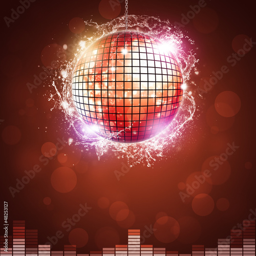 Illustration: Disco Night Ball Disco Night Ball