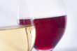 Foto: Weißwein und Rotwein Weißwein und Rotwein