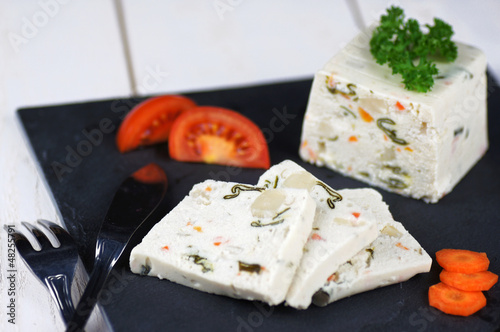Photo: tranches de terrine de noix de saint jacques 4 tranches de terrine de noix de saint jacques 4