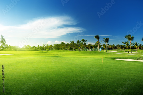 Photo: golf course golf course