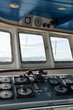 Photo: Wheelhouse in modern passengers ship. Wheelhouse in modern passengers ship.