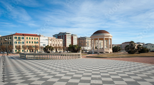 Photo: Mascagni terrace in front of the sea, Livorno. Tuscany, Italy. Mascagni terrace in front of the sea, Livorno. Tuscany, Italy.