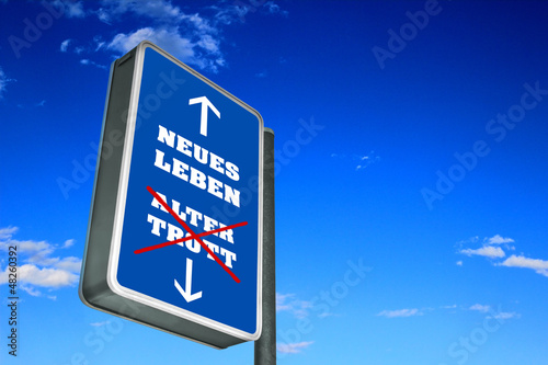 Photo: Neues Leben - Wegweiser Neues Leben - Wegweiser