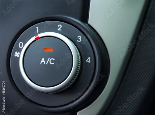 Photo: Conditioner and air flow control in a modern car Conditioner and air flow control in a modern car