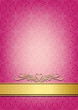 Abstract pink invitation