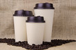 Disposable coffee cups
