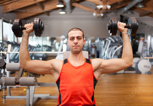 Photo: Man working out Man working out