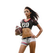 Sexy football girl