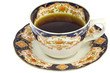 floral coffee cup