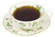 floral coffee cup