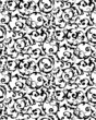 Black seamless pattern,silhouette
