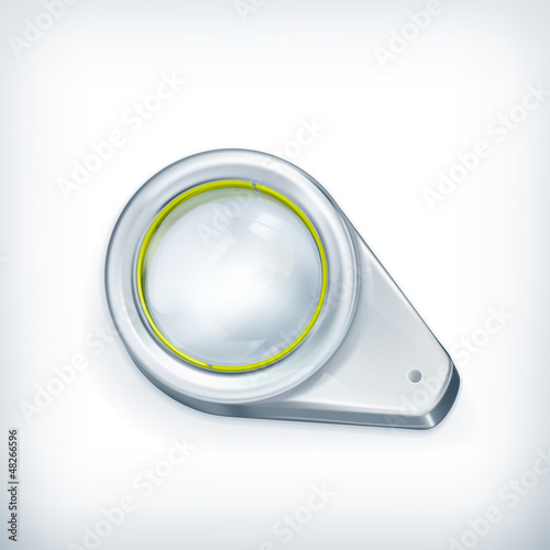 Vector: Magnifying glass, icon Magnifying glass, icon