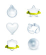 White icons set
