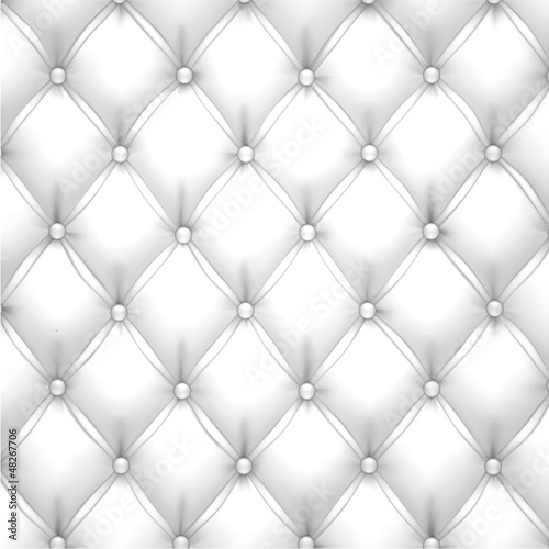 Vector: White vector upholstery leather pattern background. White vector upholstery leather pattern background.