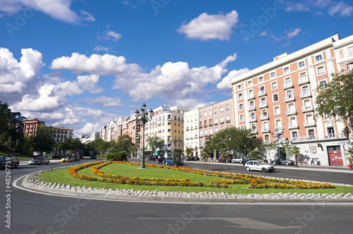 Photo: Street scene in Madrid, Spain Street scene in Madrid, Spain