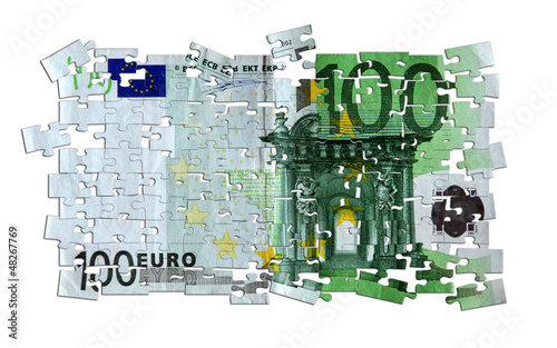 Photo: Geldscheinpuzzle Geldscheinpuzzle