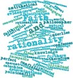 Word cloud for Faith and rationality