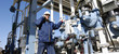 oil and gas worker at main station