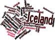 Word cloud for Iceland