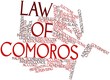 Word cloud for Law of Comoros