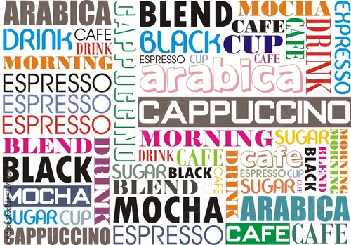 Illustration: fond café fond café